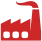 Mining and processing infrastructure icon